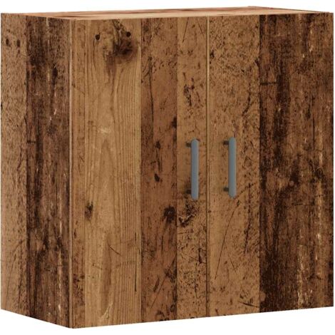 Armario pared madera ingeniería envejecida 60x31x60 cm vidaXL (1/5)