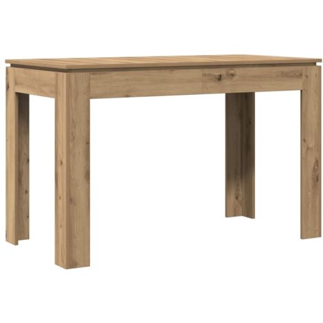 Mesa de Comedor Roble Artesano 120x60x76cm madera reconstituida vidaXL