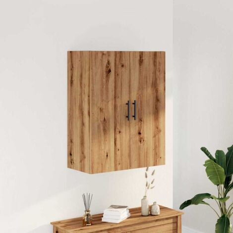 Armario de pared madera ingeniería marrón roble 69,5x34x90 cm vidaXL