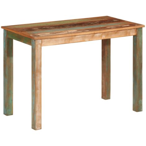 Mesa de comedor madera maciza reciclada 110x55x76 cm vidaXL
