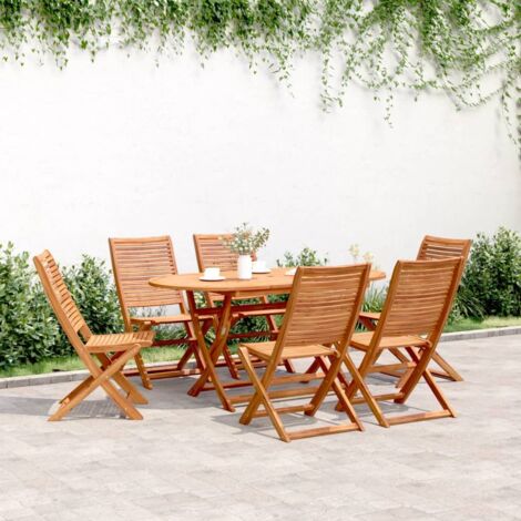 Sillas jardín reclinables 6 uds madera maciza acacia 51x66x95cm vidaXL