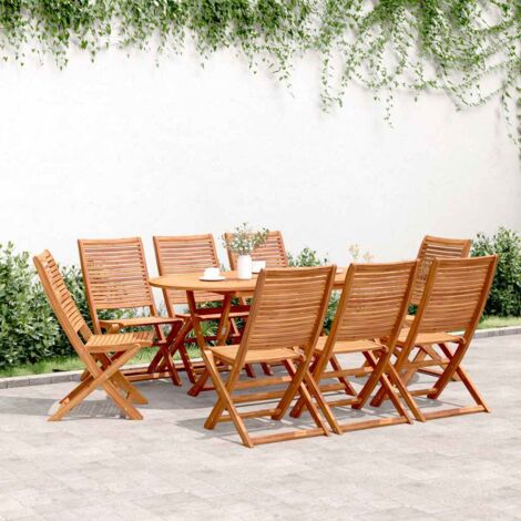 Sillas jardín reclinables 8 uds madera maciza acacia 51x66x95cm vidaXL