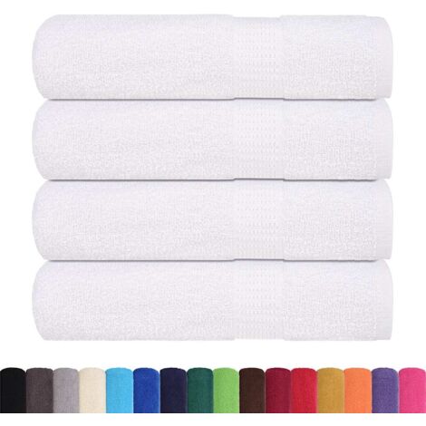 Toallas de Baño 4 uds blanco 100x150 cm 360 g/m² 100% Algodón vidaXL