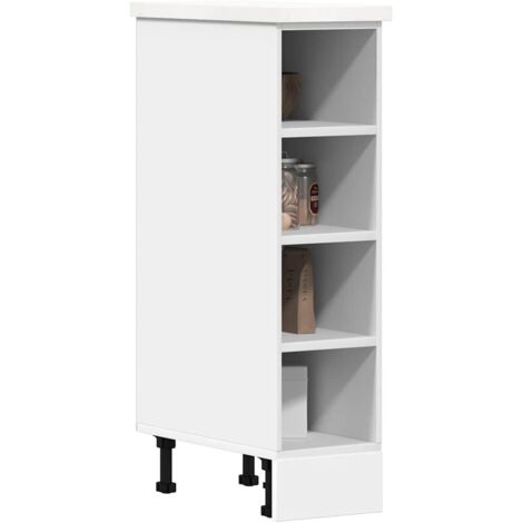 Armario bajo "Riga" blanco 20x44,5x81,5 cm Madera de ingeniería vidaXL