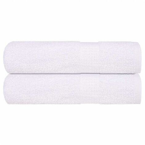 Toallas de Baño 2 uds blanco 100x150 cm 360 g/m² 100% Algodón vidaXL