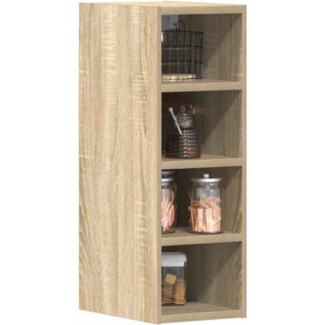 Armario colgante cocina "Riga" contrachapada color roble vidaXL