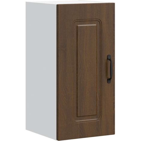 Armario de pared cocina Kalmar madera ingeniería roble marrón vidaXL