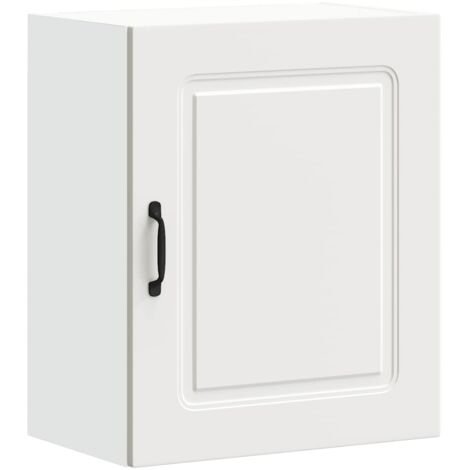 Armario de pared para cocina Kalmar madera de ingeniería blanca vidaXL