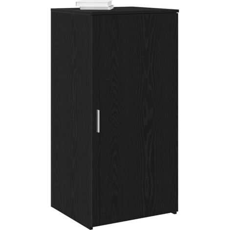 Armario de almacenaje negro 50x45x103,5 cm Madera de ingeniería vidaXL (1/5)