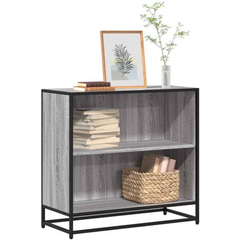 Estantería madera de ingeniería color gris sonoma 80,5x35x76 cm vidaXL