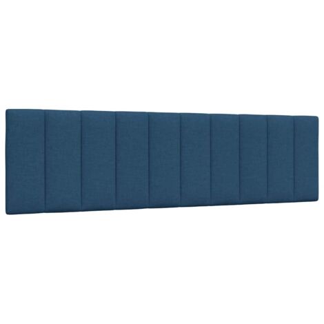 Cabecero de cama acolchado Hanko tela azul 180 cm vidaXL (1/5)