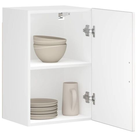 Armario de pared para cocina Porto madera de ingeniería blanca vidaXL