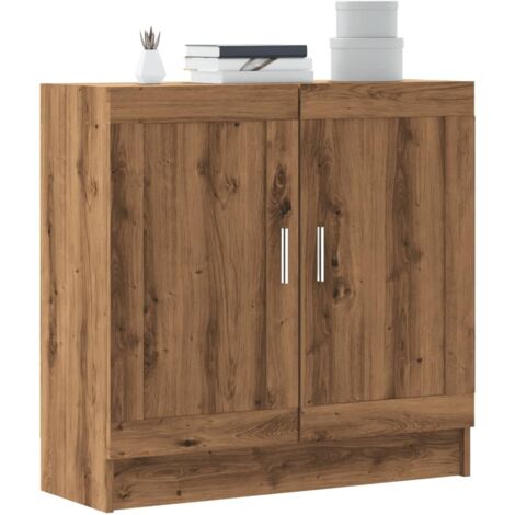 Armario libros madera ingeniería roble artisan 82,5x30,5x80 cm vidaXL