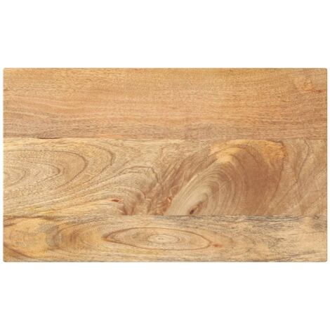 Tablero de mesa rectangular madera maciza mango 40x20x3,8 cm vidaXL