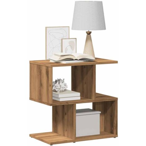 Mesitas de noche 2 uds madera ingeniería roble 50x30x51,5 cm vidaXL