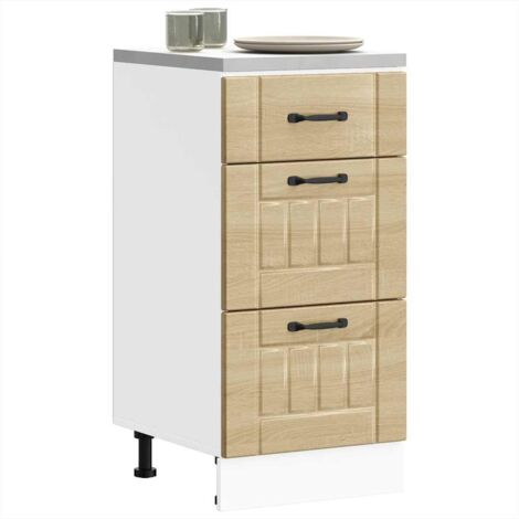 Mueble bajo de cocina Lucca roble sonoma vidaXL