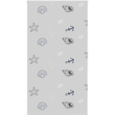 Estor enrollable para ducha 140x240 cm tela ancho 136 cm vidaXL