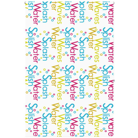Estor enrollable para ducha tela 150x240 cm ancho 146 cm vidaXL (1/5)