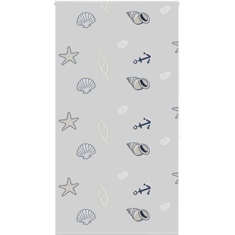 Estor enrollable para ducha tela 120x240 cm ancho 116 cm vidaXL