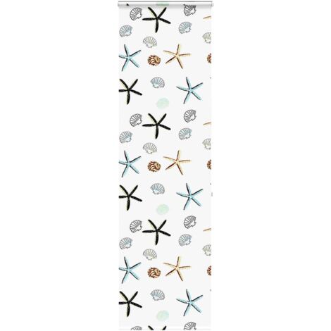 Estor enrollable para ducha con casete 80x240cm tela ancho 76cm vidaXL