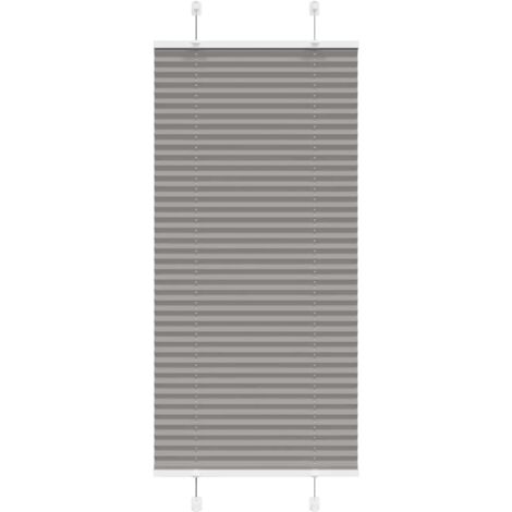 Estor Plisado Antracita 60x150 cm Tela Ancho 59,4 cm Poliéster vidaXL (1/5)