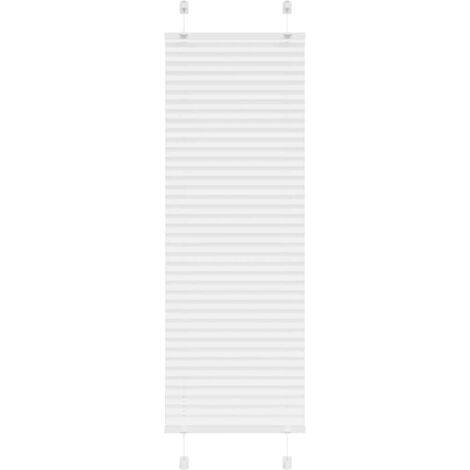 Estor Plisado blanco 40x100 cm Tela Ancho 39,4 cm Poliéster vidaXL