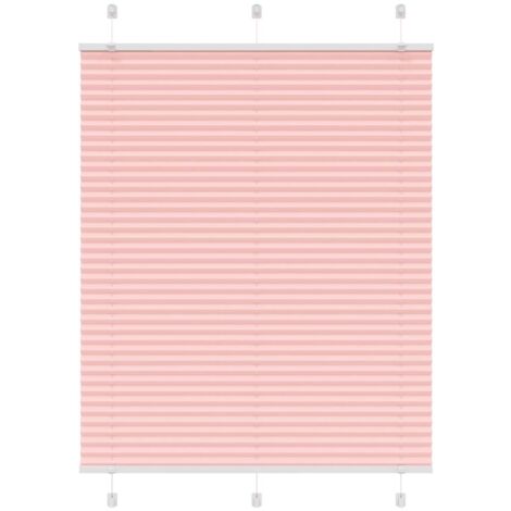 Estor Plisado rosa 110x150 cm Tela Ancho 109,4 cm Poliéster vidaXL