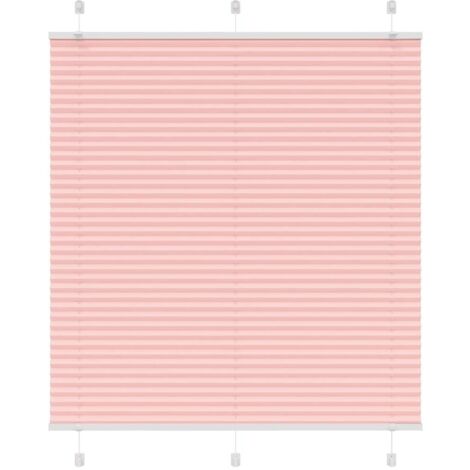 Estor Plisado rosa 120x150 cm Tela Ancho 119,4 cm Poliéster vidaXL