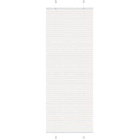 Estor Plisado blanco 70x200 cm Tela Ancho 69,4 cm Poliéster vidaXL
