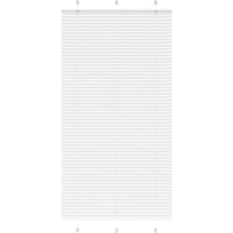 Estor Plisado blanco 105x200 cm Tela Ancho 104,4 cm Poliéster vidaXL