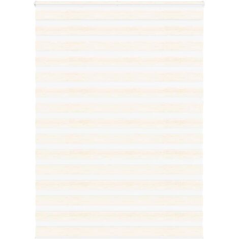 Estor cebra beige mármol tejido ancho 160,9 cm poliéster vidaXL
