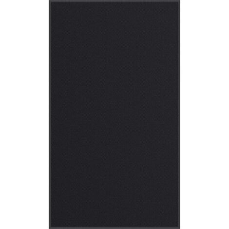 Felpudo negro 115x200 cm vidaXL