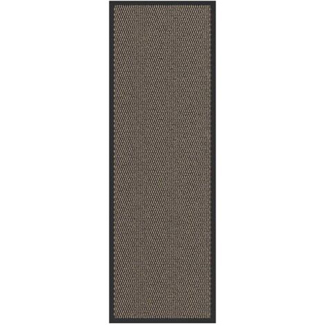 Felpudo marrón 60x180 cm vidaXL