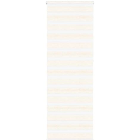 Estor cebra beige mármol tejido ancho 85,9 cm poliéster vidaXL (1/5)