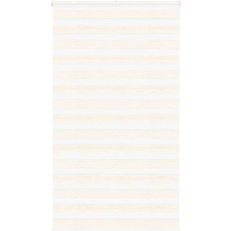 Estor cebra beige mármol tejido ancho 120,9 cm poliéster vidaXL (1/5)
