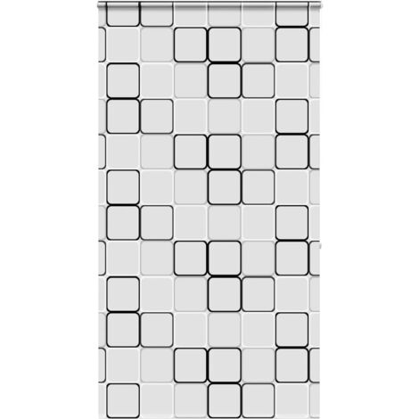 Estor enrollable para ducha con casete 130x240 cm tela ancho vidaXL