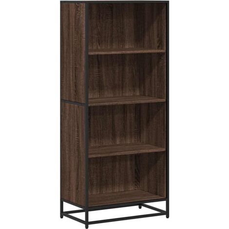 Estantería de madera de ingeniería marrón roble 60x35x139 cm vidaXL (1/5)
