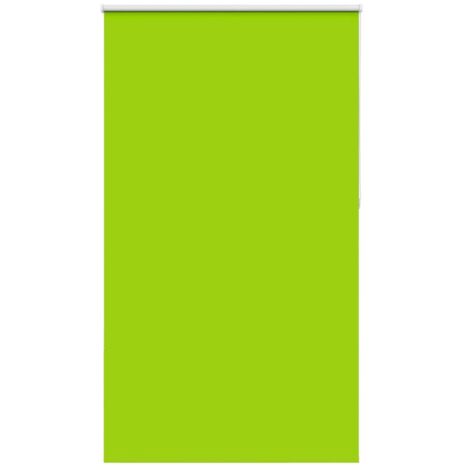 Estor Enrollable Opaco hojas verde 130x230cm Tela Ancho 126,6cm vidaXL
