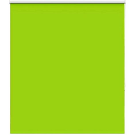 Estor Enrollable Opaco hojas verde 125x150cm Tela Ancho 121,6cm vidaXL