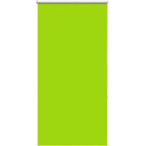 Estor Enrollable Opaco hojas verde 80x130 cm Tela Ancho 75,7 cm vidaXL