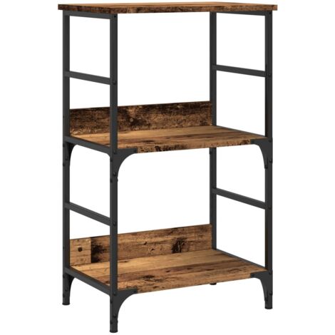 Estantería libros madera ingeniería envejecida 50x33x82 cm vidaXL (1/5)