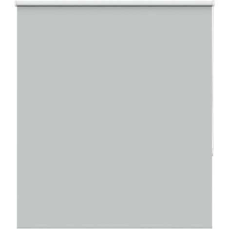 Estor Enrollable Opaco gris claro 130x175cm Tela Ancho 126,6cm vidaXL