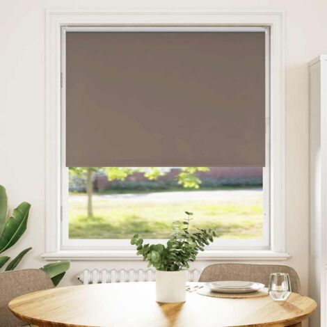 Estor Enrollable Opaco Color Café 100x150 cm Tela Ancho 95,7cm vidaXL