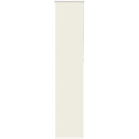 Estor Enrollable Opaco Blanco Roto 40x230cm Tela Ancho 35,7cm vidaXL