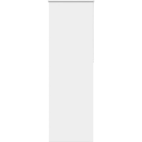 Estor Enrollable Opaco Blanco 75x230 cm Tela Ancho 70,7cm vidaXL