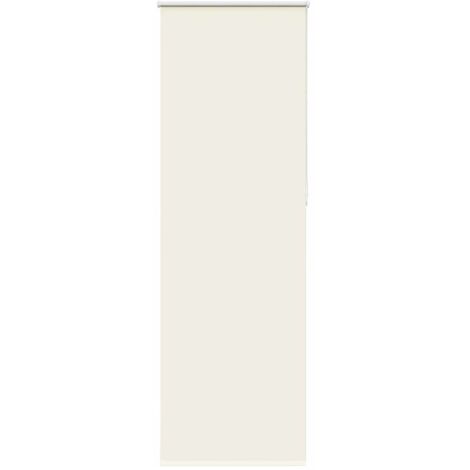 Estor Enrollable Opaco Blanco Roto 85x230cm Tela Ancho 80,7cm vidaXL