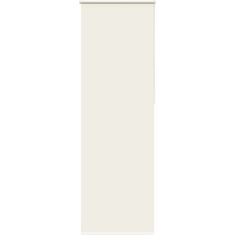 Estor Enrollable Opaco Blanco Roto 70x230cm Tela Ancho 65,7cm vidaXL