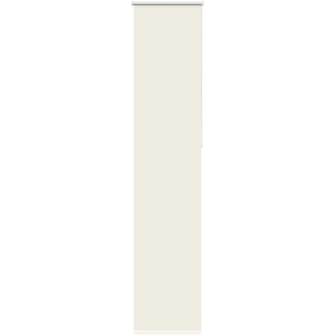 Estor Enrollable Opaco Blanco Roto 55x230cm Tela Ancho 50,7cm vidaXL