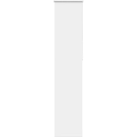 Estor Enrollable Opaco Blanco 55x210 cm Tela Ancho 50,7 cm vidaXL
