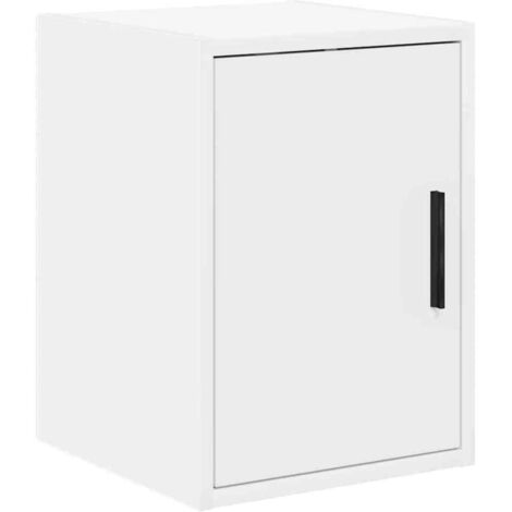 Armario de pared para garaje madera de ingeniería blanco vidaXL
